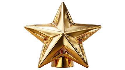 Golden Star: A shimmering, meticulously crafted golden star, radiating elegance and prestige, sits proudly, embodying a symbol of excellence and achievement.