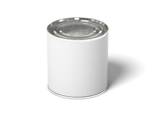 Condensed Milk Can 3D Rendering Isolated White for Mockup 2