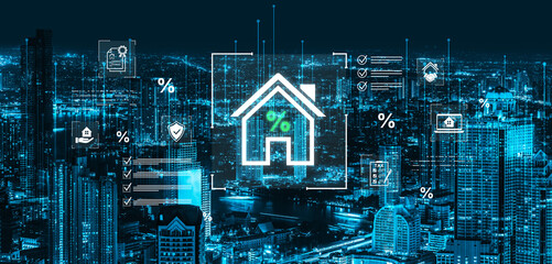The process of home ownership in the real estate market. This includes mortgage rates, property tax, contracts, and compliance checks for a successful property investment. Fermion