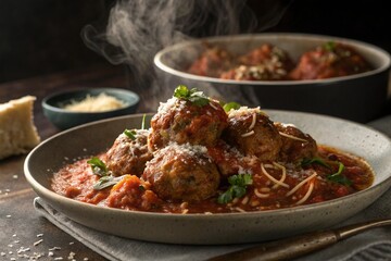 Italian Meatballs in Tomato Sauce
