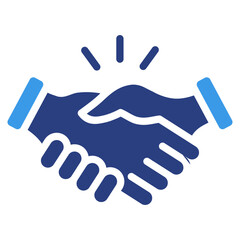 Obraz premium Handshake Deal Icon Element For Design