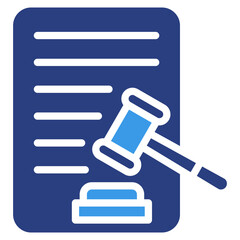 Obraz premium Legal Document Icon Element For Design