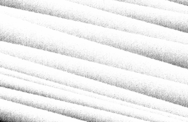 Macro of diagonal overlapping paper stripes in black halftone, printed on transparent PNG, creating soft layered bands in monochrome.