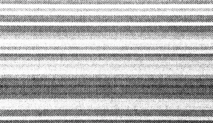 Macro halftone pattern of alternating horizontal stripes in varying densities on a transparent background. Repetitive abstract bands with smooth diagonal shading.