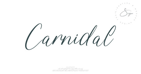 A Modern and dynamic brush script with rugged energy and bold character.