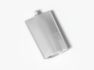 Spout Pouch 3D Render Isolated White for Mockup 2