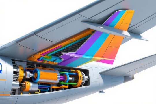 Aero component stability system, aerodynamic wing segment diagram
