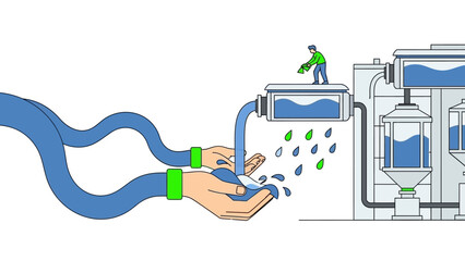 Advanced closed-loop system delivering sustainable clean water through efficient purification technology