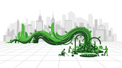 Collaborative Teams Cultivating the Future of Sustainable Urban Development and Green Infrastructure