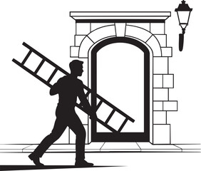 man and woman on the roof