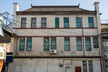 日本の広島県尾道市の古くてとても美しい建物