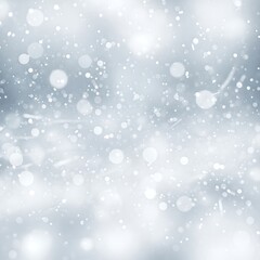 Fototapeta premium Winter Bokeh Light Magic Sparkling Holiday Festive Background