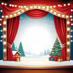 Christmas stage