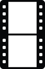 Obraz premium Cinema film strip vertical icon
