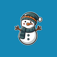 Snowman Vector Illustration