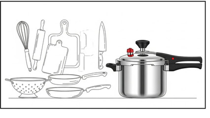 set of kitchen tools