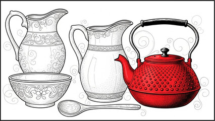 still life with jug of milk