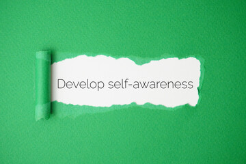 Develop self-awareness
