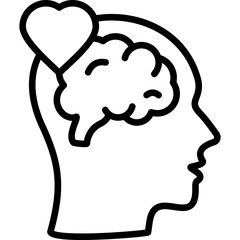 Emotional Intelligence line icon