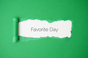 Favorite day