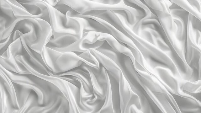 Video A detailed look at the texture and fibers of a white fabric