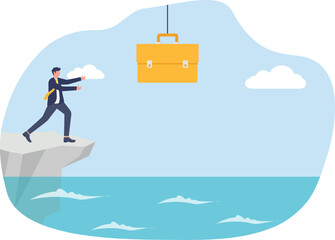 illustration of the effort to secure a new business project
