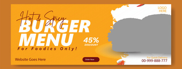 Delicious cheeseburger special offer with price on vibrant teal background for social media and advertising.
Juicy delicious burger with fresh ingredients and special offer advertisement for fast food