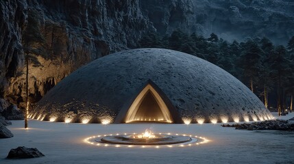 high-tech, cryogenic seed vault, with glowing, digital seeds stored in individual pods, protecting core assets and future-proofing concept 