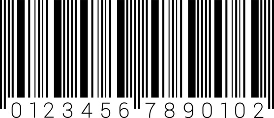 Realistic barcode. Barcode icon isolated on transparent background. Barcode illustration. Product Identification. Vector, PNG or JPG