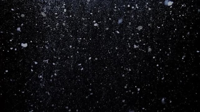 Heavy Snowstorm VFX Overlay &ndash; Blizzard Snow Loop 4K