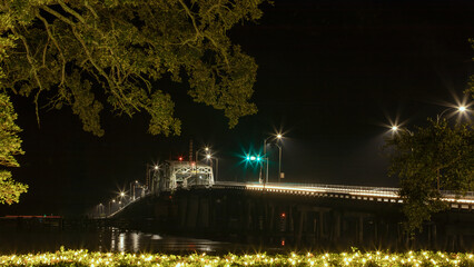 bridge at night