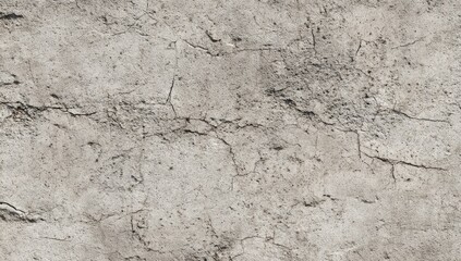 Obraz premium Grey, rough surface with cracks and granular texture, evokes weathered stone or concrete