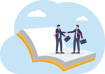 illustrations of business activities, eps 10