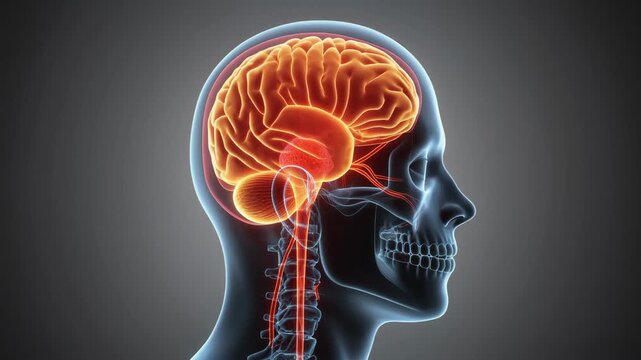 Anatomical visualization of human brain and neural pathways