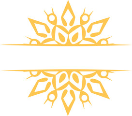 Vintage Ornamental Border Divider | Decorative Floral Flourish Frame