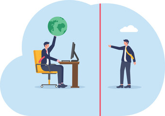 illustrations of business activities, eps 10