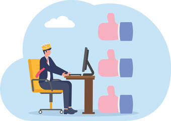 illustrations of business activities, eps 10