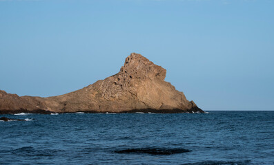 Punta Baja&rsquo;s volcanic dome , Cabo de Gata-Nijar Natural Park