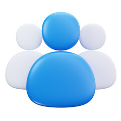 3D Group People Team Community Icon