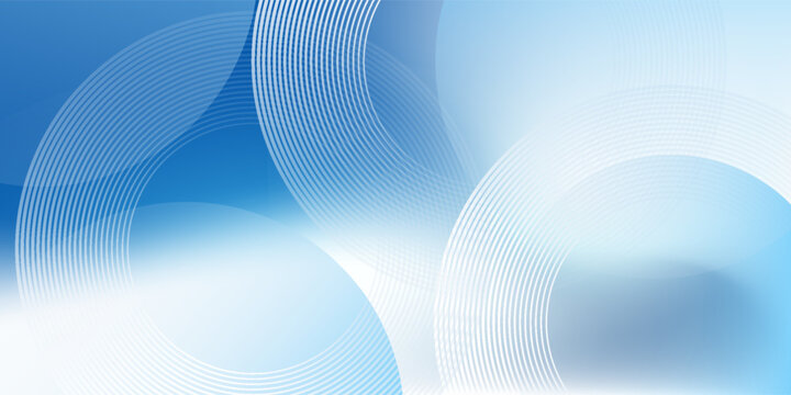 Gradient abstract background with circular line patterns. Vector illustration.