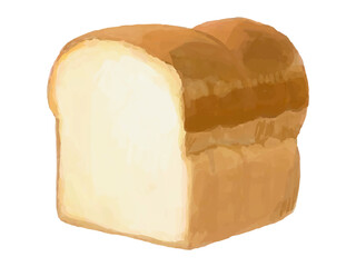 食パン1斤 ベクターイラスト 料理