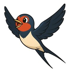 제비, 애니메이션 아트, jpeg (Barn swallow, animation art, jpeg)