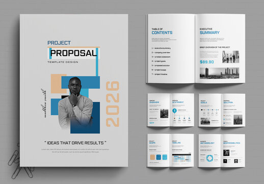 Business Project Proposal Template Design