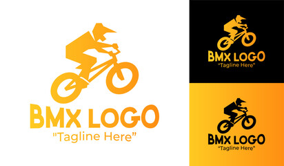Fototapeta premium BMX Logo Urban Freestyle Bike Identity
