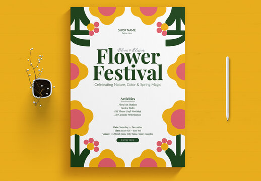 Flower Festival Flyer