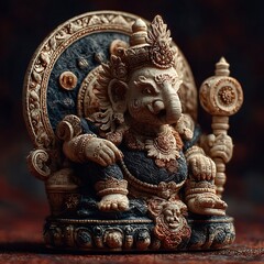Fototapeta premium Hindu ganesha deity murti high resolution picture