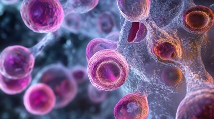 Clostridium Botulinum Cells Shine Brightly, Showcasing Their Intricate Structure