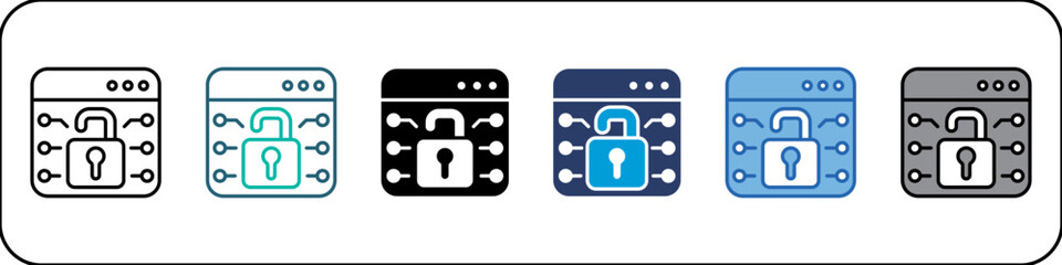 Decryption Single Icon Pack Multistyle