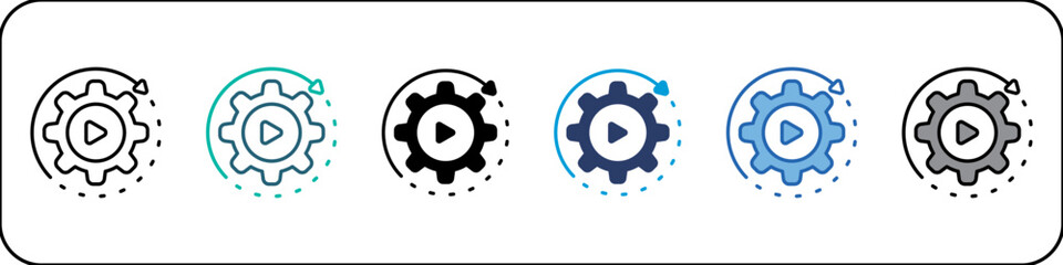 Reconstruction Single Icon Pack Multistyle