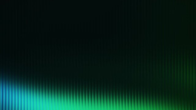 Glowing green grainy gradient glass lines effect black background futuristic cool glow soft waves animation Vertical Lines Ribbed Texture Gradient Lighting Modern